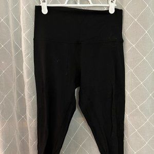 black lululemon align pants size 8
